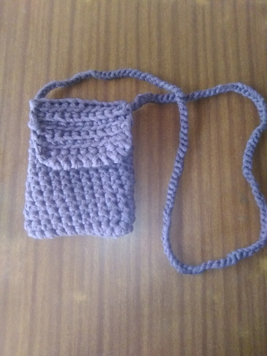 Cartera Bandolera Trapillo Crochet 