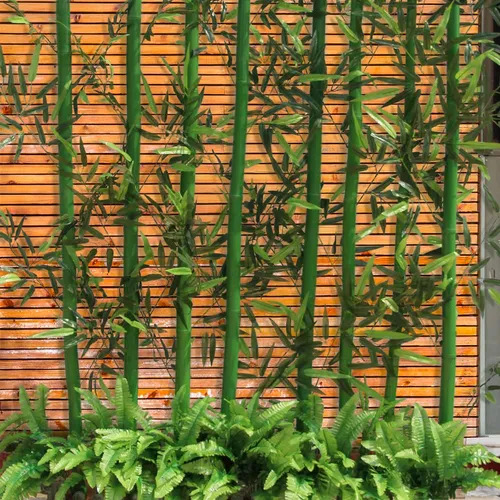 Bambu Verde Artificial Para Decoracion