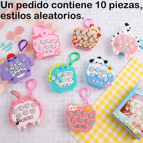 Juguetes Eléctricos Aleatorios Mini Pop It Quick Push De 10