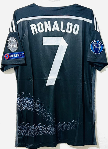 Jersey Real Madrid 2015 Champions Tercera Neg Dragón Ronaldo