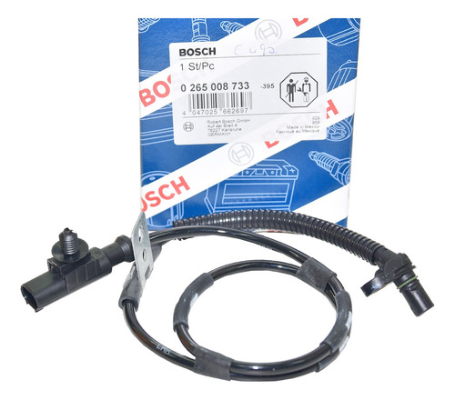 Sensor Abs Bosch Original S10 2.8 4x4 Dianteiro Direito E Esquerdo 94749255 0265008733 (ponta Curta)