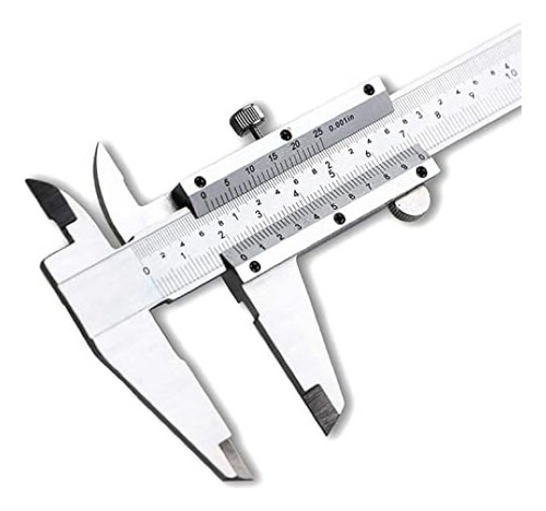 Calibrador Vernier Analógico 6  Acero Inox, Std Y Mm, Truper