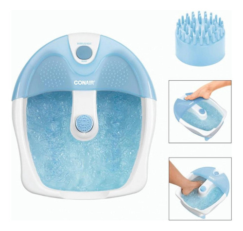 Tina Para Pies Hidromasaje Relajante Spa Conair Azul 