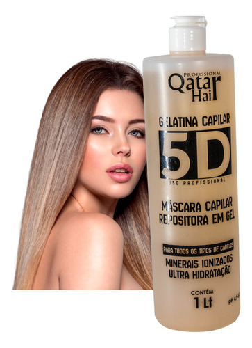 Progressiva Semi Definitiva Qatar Hair 5d Gelatina Capilar