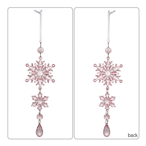 Adornos Navideños Con Copos De Nieve Adornos Con Copos De Ni