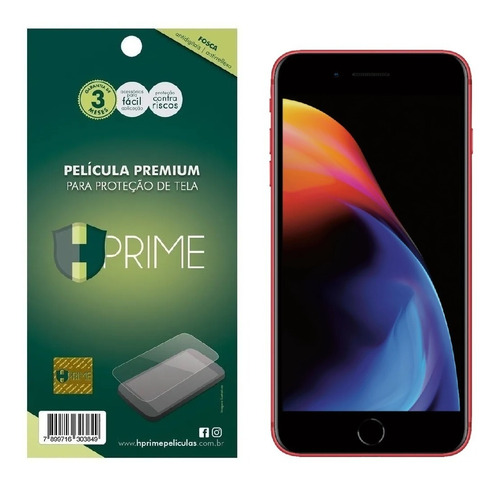 Imagem 1 de 3 de Película Hprime Fosca Premium 4h iPhone 7 Plus E 8 Plus Top
