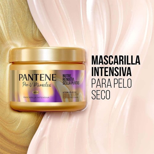 2 Pzas Mascarilla Capilar Pantene Nutre Renueva Sella 300ml