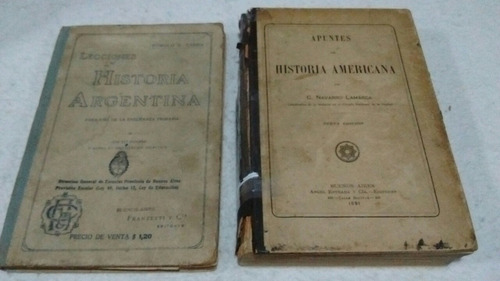 Oferta Lecciones Historia Argentina + Apuntes Hist Americana