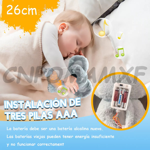 CNPOMAMXF Koala Peluche Que Respiran Orejas Mover Alivia Ansiedad 5 Niveles Ajustables