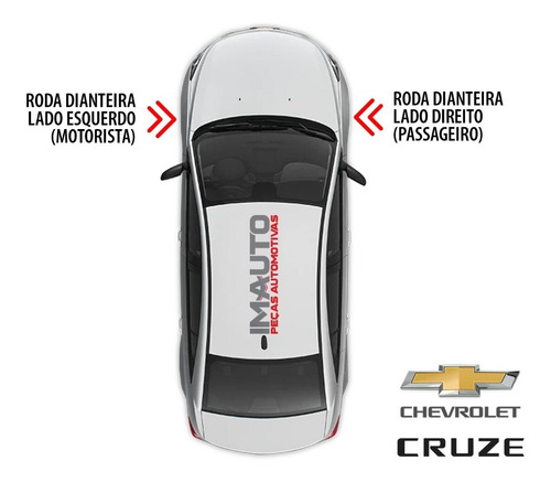 Sensor Abs Dianteiro Direito Gm Cruze 1.8 Lt Ltz 2012 A 2016