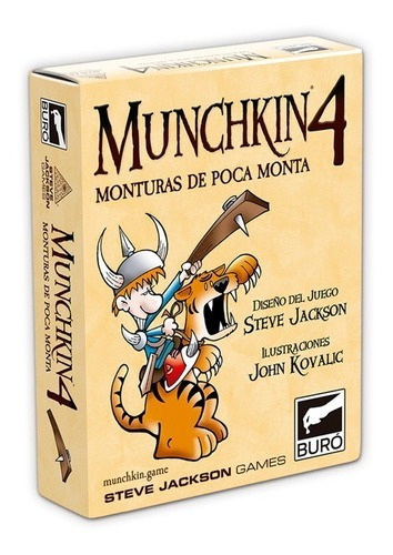 Imagen 1 de 1 de Munchkin 4 Expansion Monturas Bureau Juego De Cartas