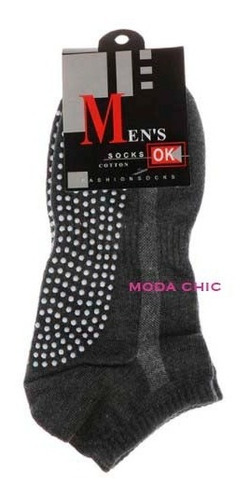 Imagen 3 de 4 de Pack 3 Pares Medias Antideslizantes Varones Hombres Marinera