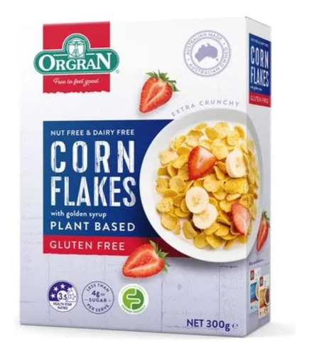 Cereal Orgran Sin Gluten Cornflakes 300 G