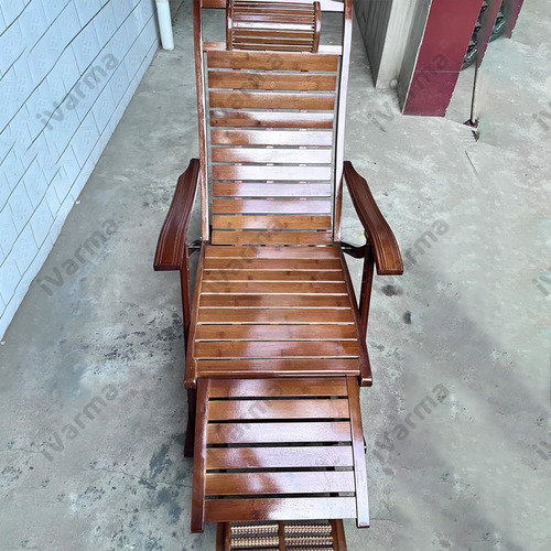 Camastro Plegable Reclinable Para Jardín O Exteriores
