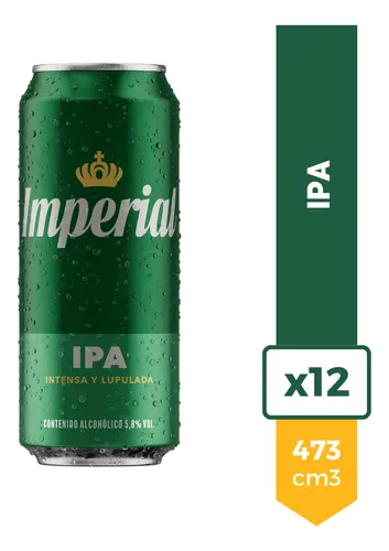 comprar Cerveza Imperial Ipa India Pale Lata 473ml Pack X12 Oferta