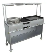 Comprar Freidora Multiusos C\u002Fplancha, Asador, Comal, Bola, Charolas