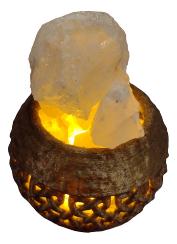 Lámpara ( Celta ) Cuarzo Cristal De Roca