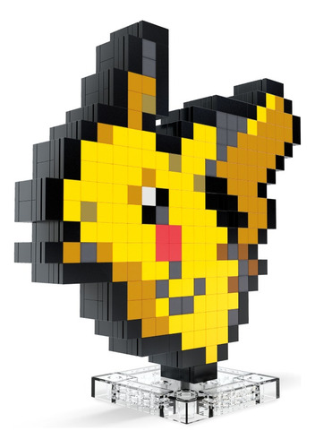 Mega Pokémon Juguete De Construcción Pikachu Píxel 400 Multicolor
