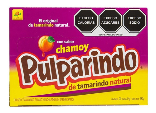 Pulparindo Con Sabor Chamoy De Tamarindo Natural