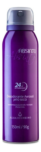 Desodorante Aerosol Absinto Água De Cheiro 150ml Original