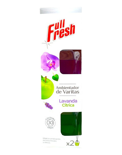 Ambientador Varitas Full Fresh X2 Unidades 80 Ml