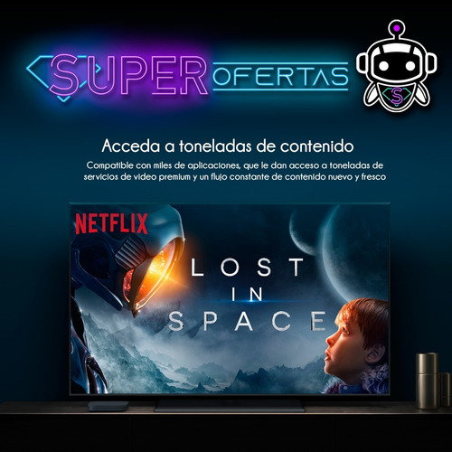 Tv Box Xiaomi Mi Box S 4k = Google Chromecast + Comando Voz