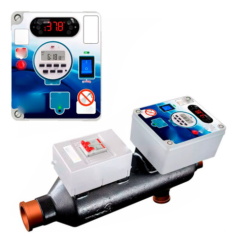 Aquecedor Automático Para Piscinas 100m³ C Comando Wifi