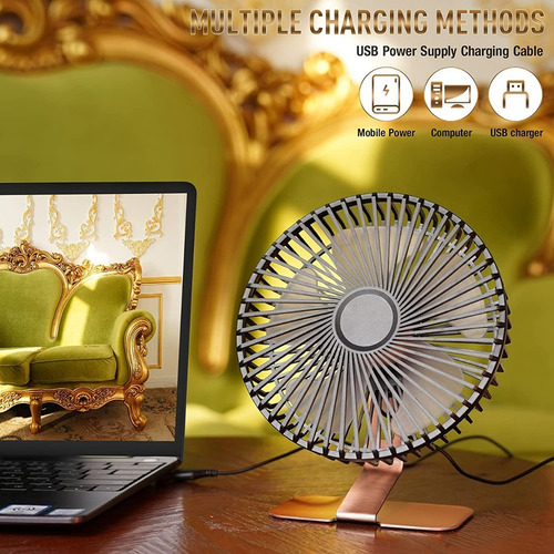 Ventilador De Escritorio Personal De Corriente Mini Moderno