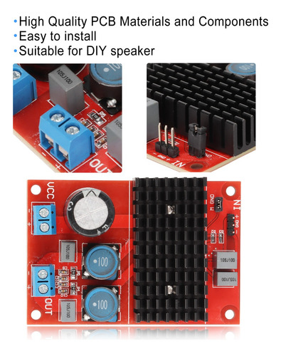 Salida 100w Btl Un Solo Canal Placa Amplificador Digital