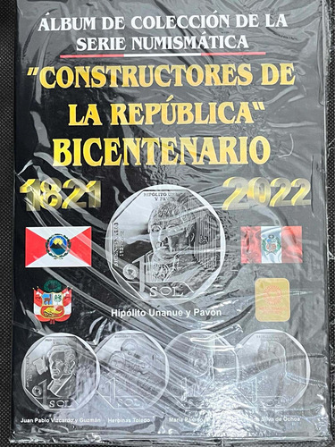 Álbum Monedas Perú - Constr. De La República - 1 Nuevo Sol