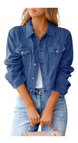 Chaqueta Vaquera De Manga Larga For Mujer De Jean