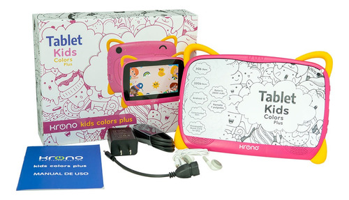 Tablet Para Niños Y Niñas Kids Color Plus 3gbramx32gb Krono