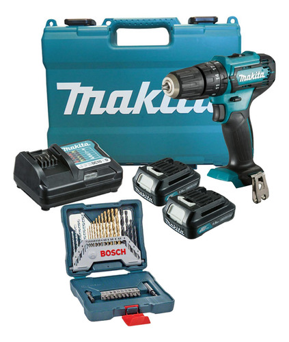 Parafusadeira/furad Impacto Makita 12v Hp333dwye 2 Baterias