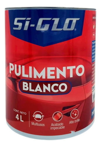 Polish Fino Si-glo 4 Lts Color Blanco