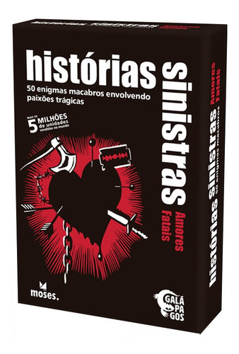 Historias Sinistras Black Stories Amores Fatais Jogo Cartas