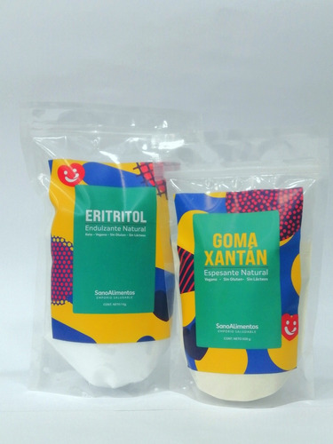 1 Kg Eritritol + 500g De Goma Xanthan 