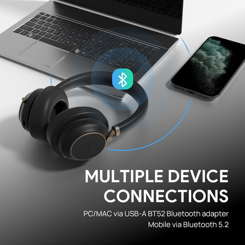 Audífono Bluetooth Yealink Bh76 Plus, Auriculares