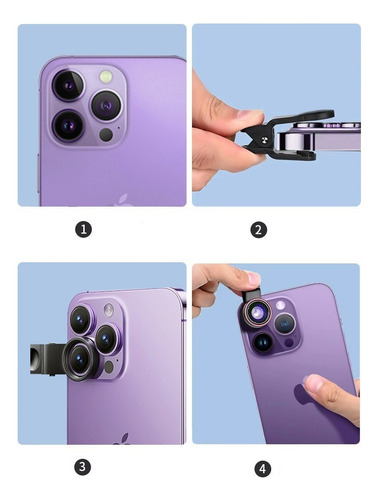 Kit De Lentes, 3 En 1 Lentes De Cámara Para Teléfono