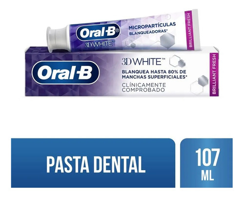 Crema Dental Oral B 3d White