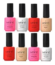 Comprar 8 Esmaltes Semipermanentes Gel Uv\u002Fled Meliné Uñas Manicuria