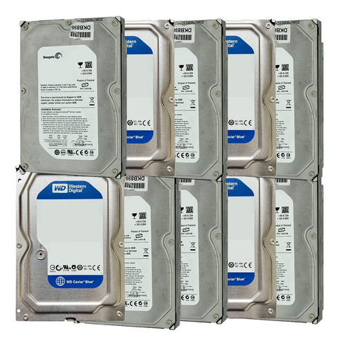 Disco Duro 250gb Sata 3.5  Pc Western Digital Usados