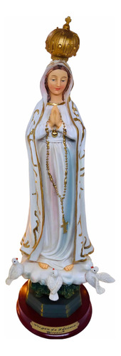 Nuestra Señora De Fátima En Porcelana 30 Cm + Novena