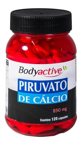 Piruvato De Cálcio 850 Mg 120 Cápsulas Bodyactive