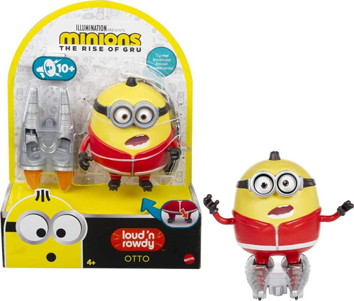 Boneco Minions Loud N Rowdy Otto Gmf06 Mattel