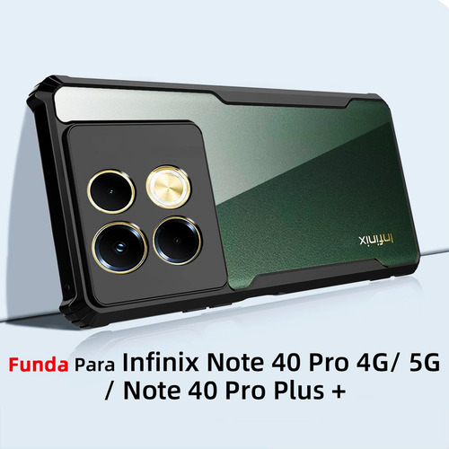 Funda Para Infinix Note 40 Pro Transparente Carcasa
