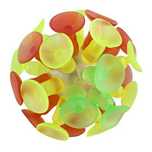 Toymytoy 4pcs Niños Ventosa Multicolor Bola Flash Luminesce