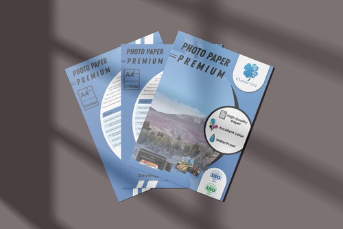 Papel Fotográfico Adhesivo Brillante 135 Grs A4 100 Hojas