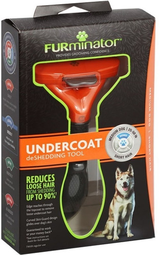 Furminator Cepillo Perro Mediano Pelo Corto