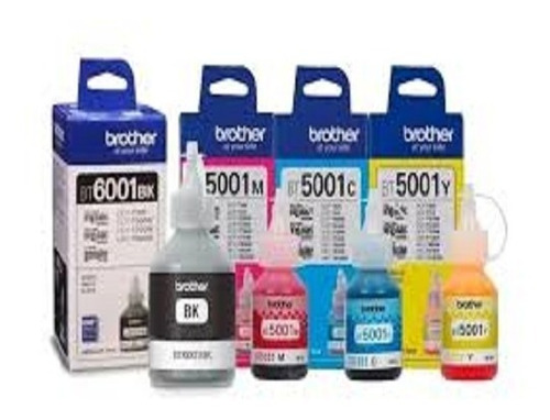 Tinta Brother 6001+5001 Combo Negro + Colores Original