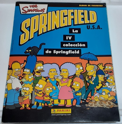 Album** Los Simpsons Springfield ** 2003, Faltan 6 Figuritas